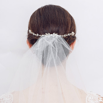 Miallo Класически сватбени гребени за дълга коса Австрийски кристал Огъващи се бижута за коса на булката Аксесоари Дамски фиби Шиньони