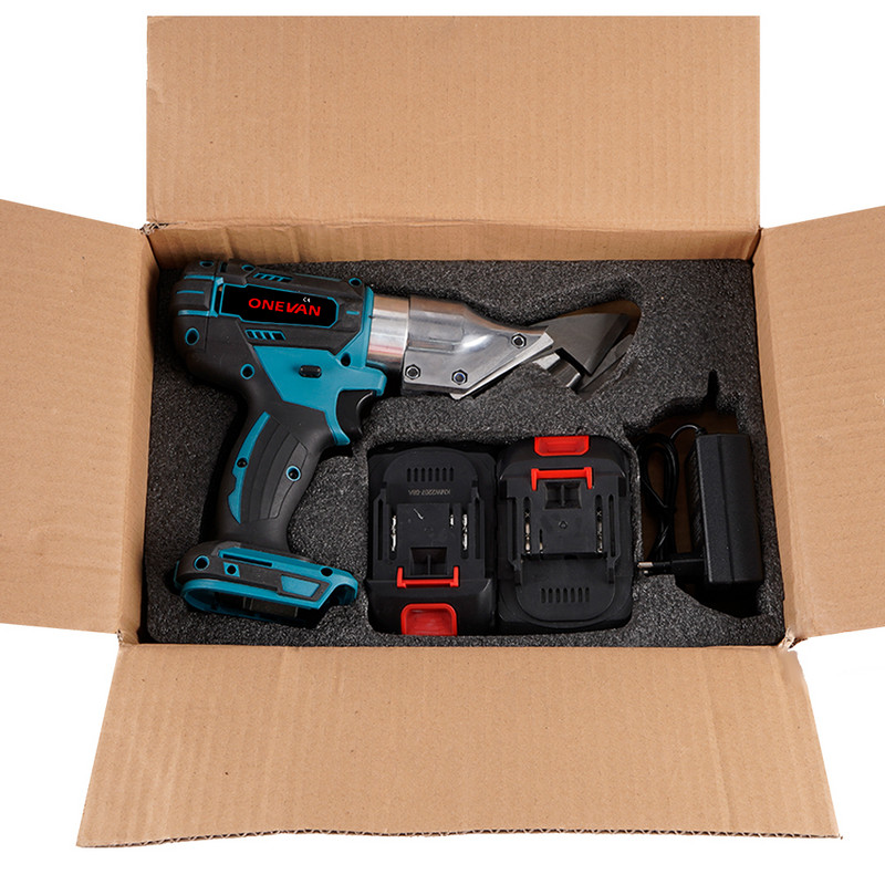 ONEVAN Foarfece electrice de călcat fără fir Unelte de tăiere a metalelor Foarfece pentru tablă de fier Foarfece din oțel carbon pentru baterie Makita 18V