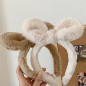 Nová Gils roztomilá plyšová čelenka s králičími ušami, jeseň/zima, krúžok na hlavu, kreslená dievčenská detská čelenka, čelenka, vlasové doplnky