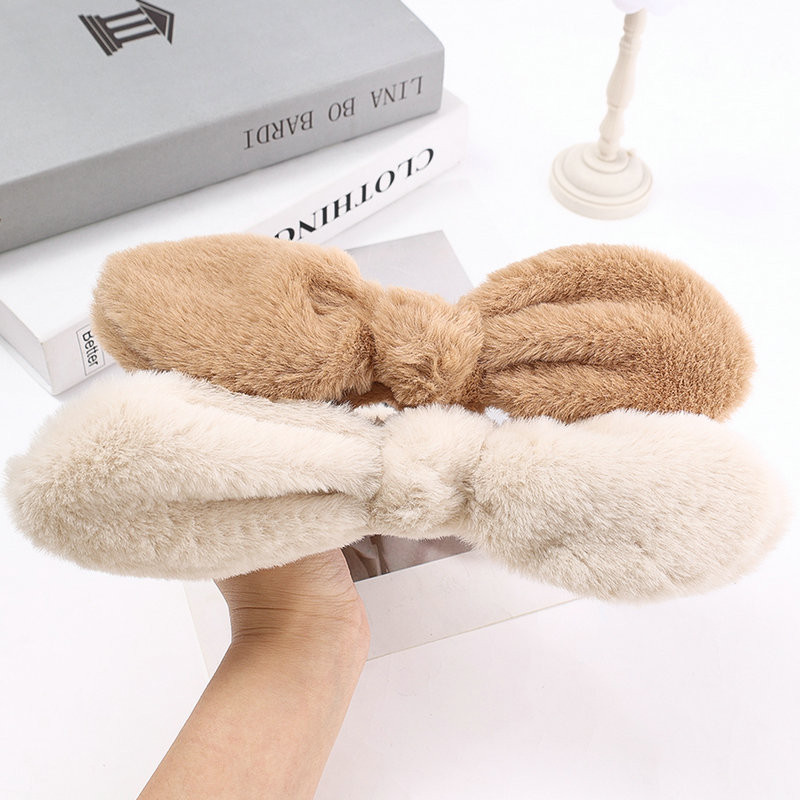 Nová Gils roztomilá plyšová čelenka s králičími ušami, jeseň/zima, krúžok na hlavu, kreslená dievčenská detská čelenka, čelenka, vlasové doplnky