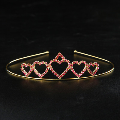 Narodeninové princezné krištáľové čelenky a korunky čelenka pre dievčatá svadobné plesové korunky svadobné doplnky do vlasov šperky