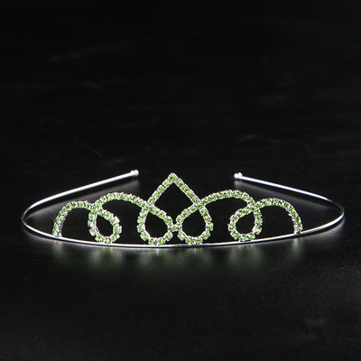 Narodeninové princezné krištáľové čelenky a korunky čelenka pre dievčatá svadobné plesové korunky svadobné doplnky do vlasov šperky