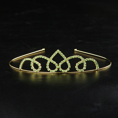 Narodeninové princezné krištáľové čelenky a korunky čelenka pre dievčatá svadobné plesové korunky svadobné doplnky do vlasov šperky