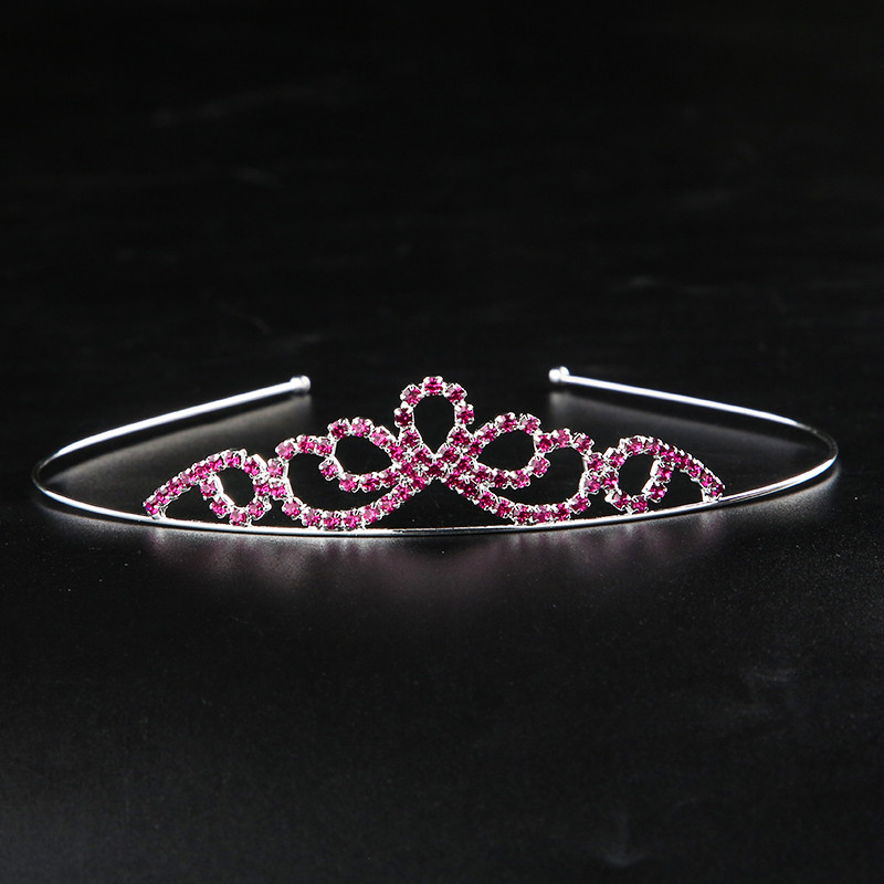 Narodeninové princezné krištáľové čelenky a korunky čelenka pre dievčatá svadobné plesové korunky svadobné doplnky do vlasov šperky