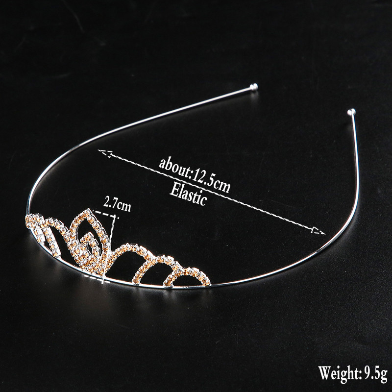 Narodeninové princezné krištáľové čelenky a korunky čelenka pre dievčatá svadobné plesové korunky svadobné doplnky do vlasov šperky