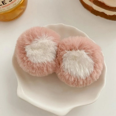 1 pár Lovely macskafül hajcsat Aranyos macskafül hajcsat plüss pár kapcsok Háromdimenziós hajkarmos hajkörmös hajkapcsok kiegészítők