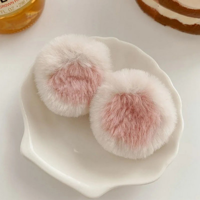 1 pár Lovely macskafül hajcsat Aranyos macskafül hajcsat plüss pár kapcsok Háromdimenziós hajkarmos hajkörmös hajkapcsok kiegészítők