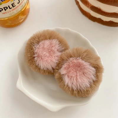 1 pár Lovely macskafül hajcsat Aranyos macskafül hajcsat plüss pár kapcsok Háromdimenziós hajkarmos hajkörmös hajkapcsok kiegészítők