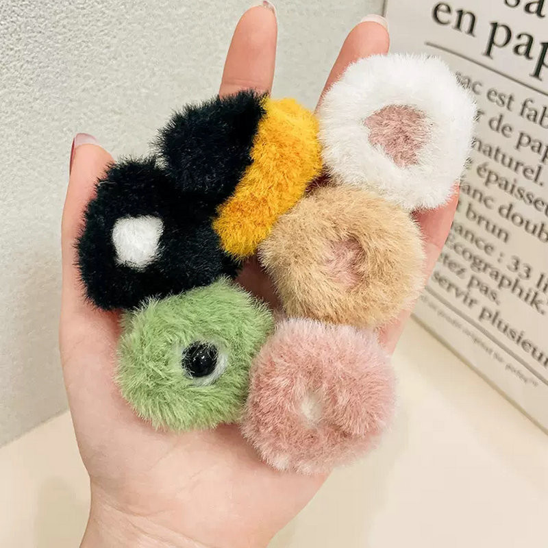 1 pár Lovely macskafül hajcsat Aranyos macskafül hajcsat plüss pár kapcsok Háromdimenziós hajkarmos hajkörmös hajkapcsok kiegészítők