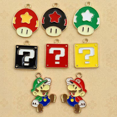 10gab Cute Leoy Emalja Piekariņi Kulonu Aksesuāri DIY Classic Anime Game Auskari Rokassprādzes Atslēgu piekariņi Rokassprādzes Izgatavošanai