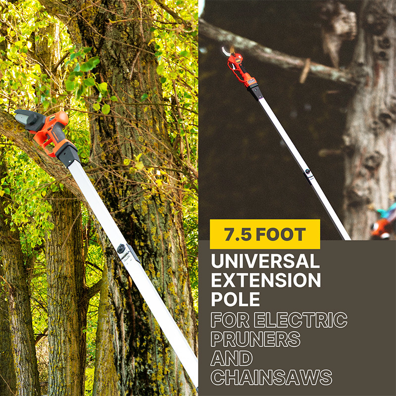 Foarfecă electrică de tundere electrică de 40 mm SCIMAKER 25 V, cu fir, cu stâlp de prelungire, ferăstrău electric cu lanț de 5 inchi, tăietor de ramuri