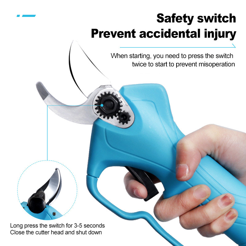 16,8 V 2000 mAh bežični rezač litij-ionske škare za rezidbu Učinkovite električne vrtne škare Vrtni alati za debele grane