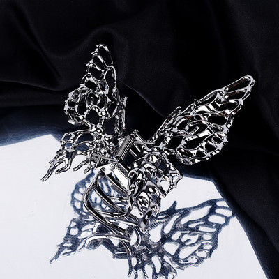 Koreai fém folyékony pillangós hajtű női szócsat banán csavaros csíptető a fej hátlapjához hajcsat női fejfedő hajtű