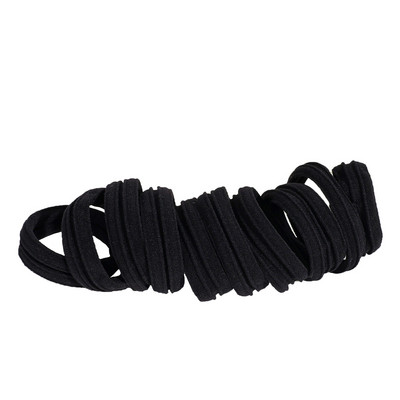 10 DB/Szett Női Lányok Alaphajpántok Egyszerű, egyszínű színű Rugalmas fejpánt Hajkötelek Nyakkendők Hajkiegészítők Lófaroktartó