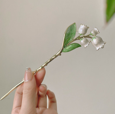 Goddness Lily Of The Valley Štapić za kosu Ukosnica Elegantan nakit za žene
