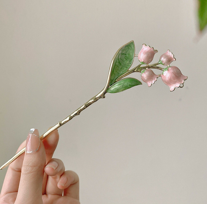 Goddness Lily Of The Valley Štapić za kosu Ukosnica Elegantan nakit za žene