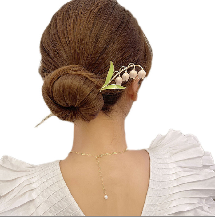 Goddness Lily Of The Valley Štapić za kosu Ukosnica Elegantan nakit za žene