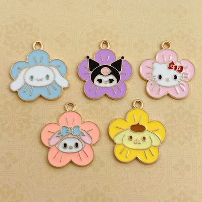 10db Rajzfilm állatötvözet csepegtető medál fülbevaló barkács ékszer kiegészítők make nyaklánc karkötő medál varázslatokhoz
