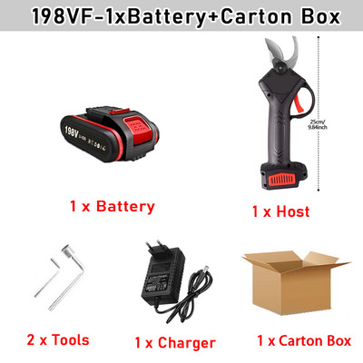 Elektrinės genėjimo žirklės Akumuliatorinės elektrinės genėjimo žirklės Tree Bonsai Įkraunamos genėjimo žirklės Sodo elektrinis įrankis Worx akumuliatoriui