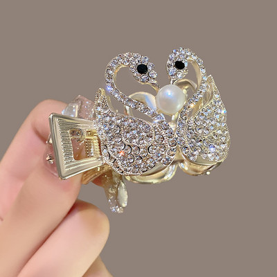 Moda Perle Stras Închizătoare de lebădă Coada de cal Artifact fix Bijuterii gheare de păr Accesorii de păr pentru femei Accesorii de păr fete