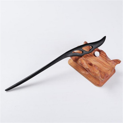 1 tk puidust juuksepulgad Jaapani juuksepulgad Vintage retro nikerdatud juuksenõelad, klambrid naiste tüdrukute juuksepulgad Chignon