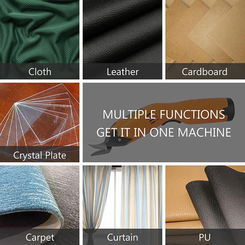 Električne škare za EU/SAD, USB bežične punjive šivaće tkanine, ručne škare, električni alat s glavom od 2 kom od legiranog čelika