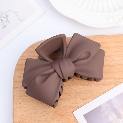 Módne dámske vlasové spony Akrylová mašľa Elegantná temperamentná mašľa Pazúrové spony Žralok Chyť vlasy Pazúr Dievčenský doplnok