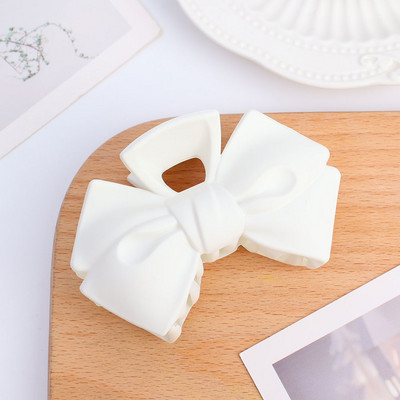 Módne dámske vlasové spony Akrylová mašľa Elegantná temperamentná mašľa Pazúrové spony Žralok Chyť vlasy Pazúr Dievčenský doplnok