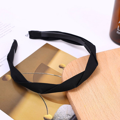 Módne vlasové obruče 2023, vlasové pásky pre ženy a dievčatá, prekrývajúce sa jednofarebné čelenky, dizajnérske vlasové doplnky, pokrývky hlavy