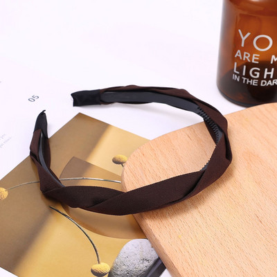 Módne vlasové obruče 2023, vlasové pásky pre ženy a dievčatá, prekrývajúce sa jednofarebné čelenky, dizajnérske vlasové doplnky, pokrývky hlavy