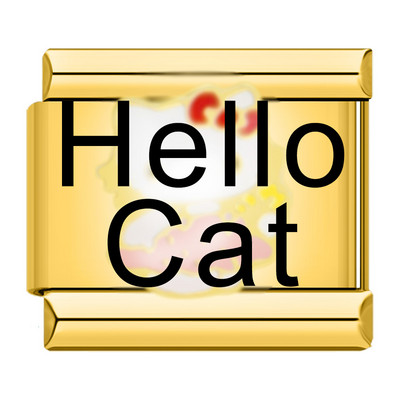 Hapiship Nový originálny okrúhly prívesok s krídlami Daisy a princeznej, taliansky prívesok s náramkom CZ, vhodný pre 9 mm náramok z nehrdzavejúcej ocele, výroba šperkov DJ199