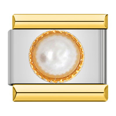 Hapiship Nový originálny okrúhly prívesok s krídlami Daisy a princeznej, taliansky prívesok s náramkom CZ, vhodný pre 9 mm náramok z nehrdzavejúcej ocele, výroba šperkov DJ199