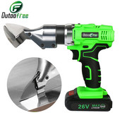 Prijenosne bežične punjive električne škare Rezač lima Škare Električni alat 26V 6000mAh