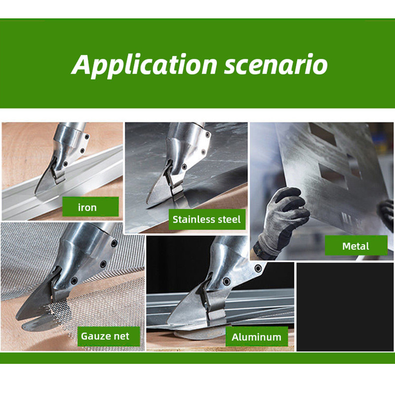 Prijenosne bežične punjive električne škare Rezač lima Škare Električni alat 26V 6000mAh