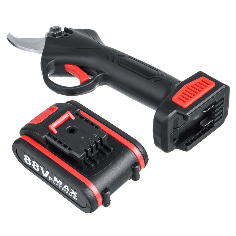 88VF Akumuliatorinė genėjimo mašinėlė Įkraunama baterija Genėjimo žirklės elektrinės žirklės Bonsai genėjimas vaismedžių šakų pjoviklis Kraštovaizdžio tvarkymas