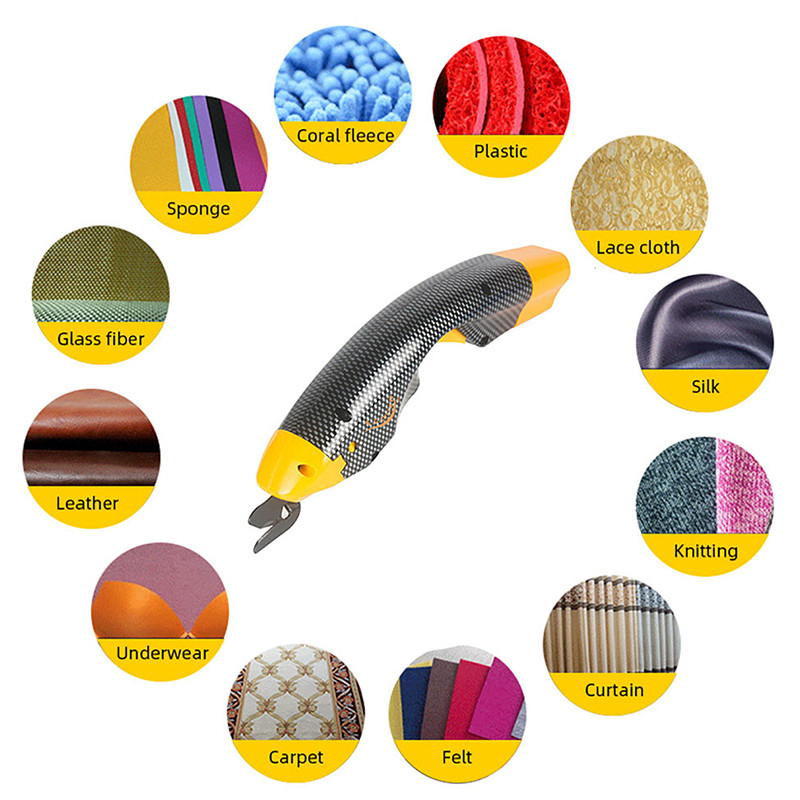 Elektromos varróolló Újratölthető vezeték nélküli elektromos olló Szövet bőrszövet Professzionális szabóolló