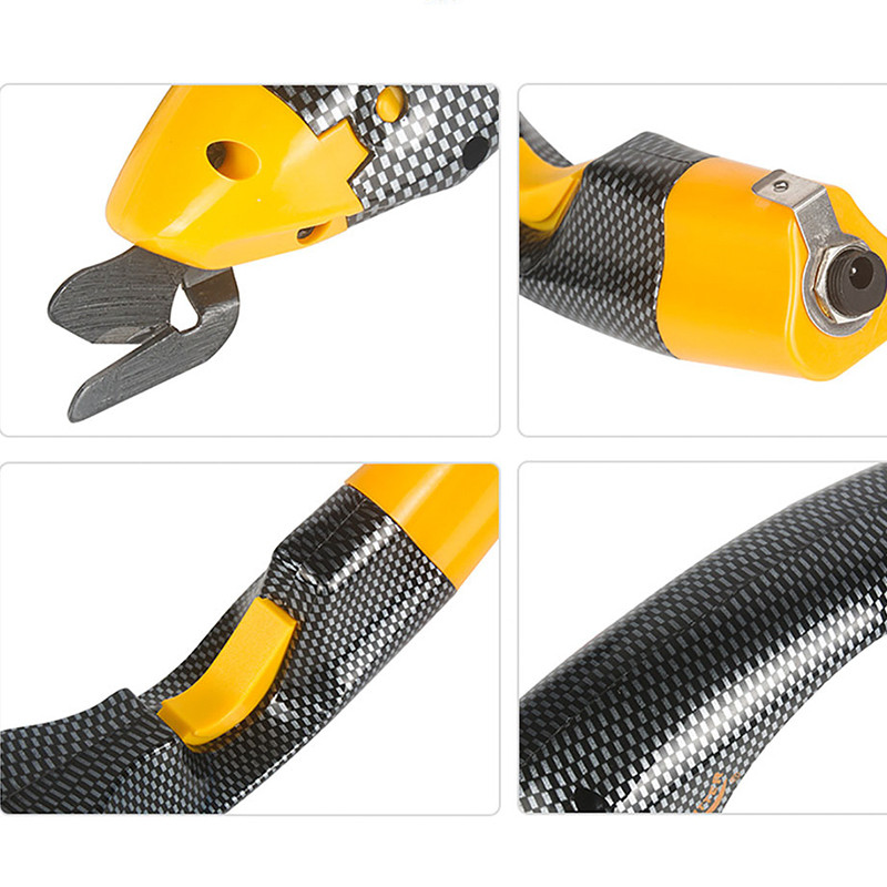 Elektromos varróolló Újratölthető vezeték nélküli elektromos olló Szövet bőrszövet Professzionális szabóolló