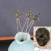 3 ks dámske listy perlové sponky do vlasov kovové sponky do vlasov svadobné svadobné vlasové šperky doplnky svadobné účesy nástroje na návrh vlasov