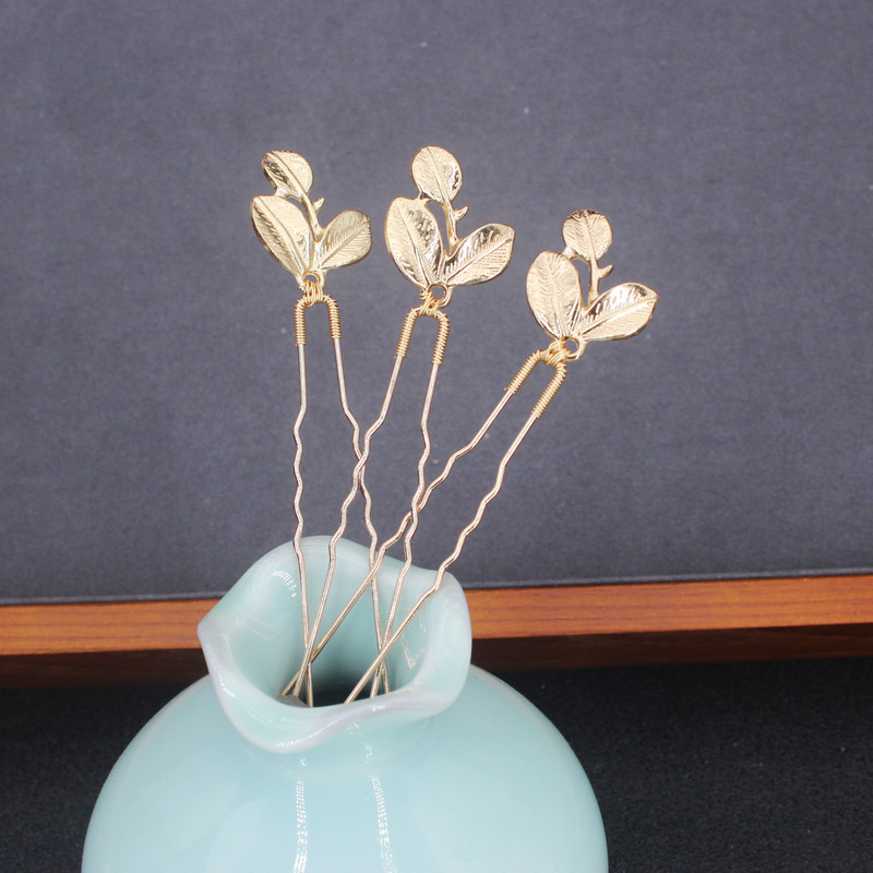 3 ks dámske listy perlové sponky do vlasov kovové sponky do vlasov svadobné svadobné vlasové šperky doplnky svadobné účesy nástroje na návrh vlasov