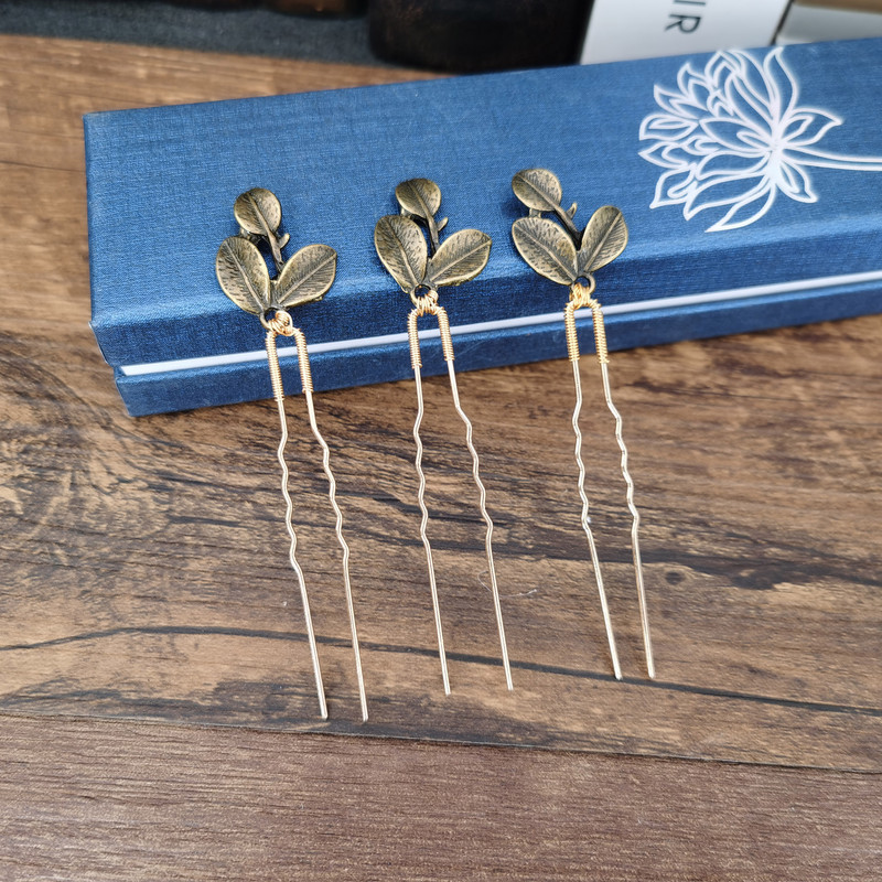 3 ks dámske listy perlové sponky do vlasov kovové sponky do vlasov svadobné svadobné vlasové šperky doplnky svadobné účesy nástroje na návrh vlasov