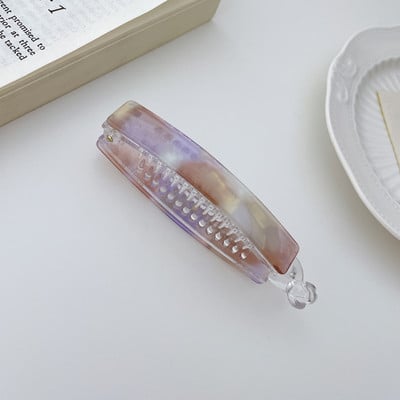 Ruoshui Acetate Banán Clipek Női Hajtűk Hajtűk Barrettes Hajfogantyús Fejfedők Hajfogantyús Női Díszek