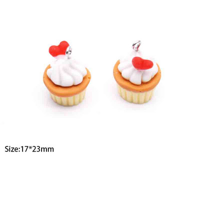 10db Szimulációs Cupcakes Aranyos medálok medálokhoz barkácsolás fülbevaló nyaklánc ékszer kiegészítők keresése