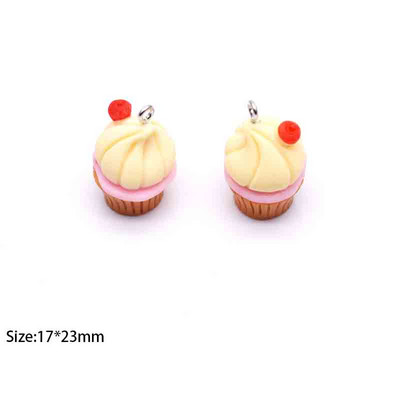 10db Szimulációs Cupcakes Aranyos medálok medálokhoz barkácsolás fülbevaló nyaklánc ékszer kiegészítők keresése