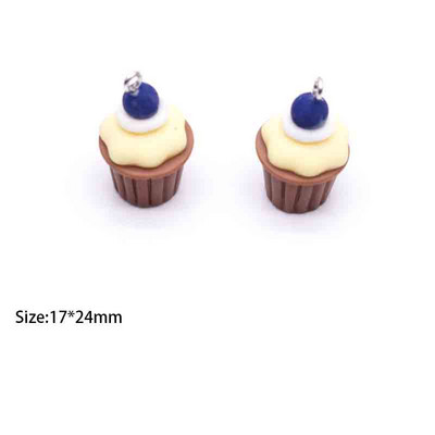10db Szimulációs Cupcakes Aranyos medálok medálokhoz barkácsolás fülbevaló nyaklánc ékszer kiegészítők keresése