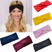 Ruoshui Γυναικείο ελαστικό τουρμπάνι με συμπαγή κόμπο κεφαλόδεσμο μαλακό κορίτσι ζεστό επίδεσμο μαλλιών για πάρτι Αξεσουάρ μαλλιών για γυναικεία καλύμματα κεφαλής