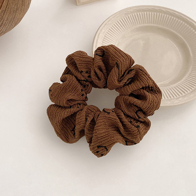 Νέα Κορεάτικη Γυναικεία Bubble Cotton Smiley Elastics Κορδέλα μαλλιών μονόχρωμη Scrunchies Hair Ties Γυναικεία αξεσουάρ για τα μαλλιά με αλογοουρά