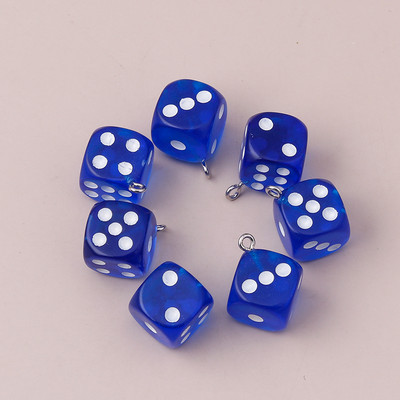 10 bucăți/Set de desene animate 3D zaruri pandantive farmece pentru realizarea de bijuterii crafting cercei drăguți coliere 9 culori accesorii manual