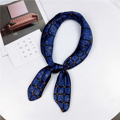 Ruoshui 70*70CM женска копринена квадратна бандана флорална кърпичка дамска официална кърпа дамски тюрбан шал за глава Аксесоари