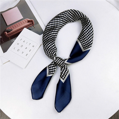 Ruoshui 70*70CM Bandana pătrată din mătase pentru femeie batista cu flori pentru femeie, turban, eșarfă pentru cap, accesorii