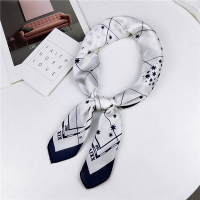 Ruoshui 70*70cm naiste siidist kandiline bandana lilleline rätik Daami ametlik rätik Naiste turbani peasall Peakatted Aksessuaarid